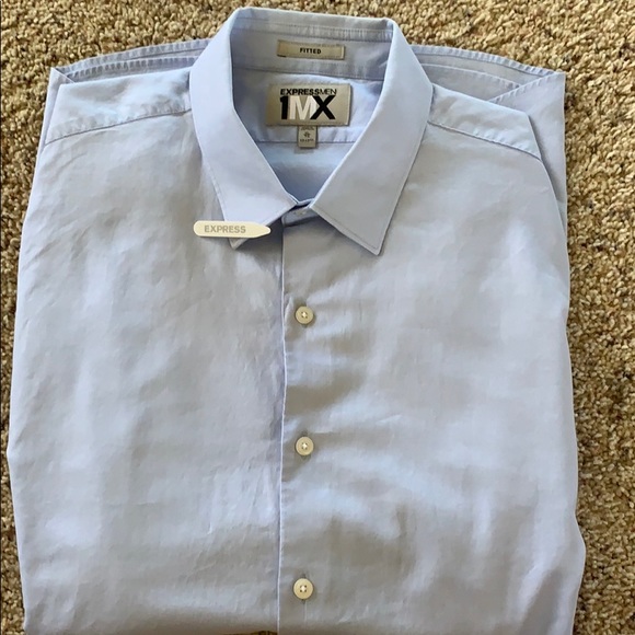 Express 1MX Men’s Dress Shirt - Picture 1 of 4